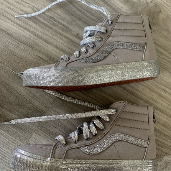COPY - Vans kids sk8 Silver Glitter - size 3 - Picture 5 of 9